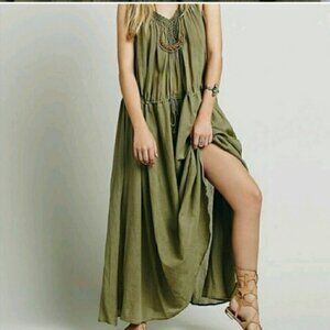 NWOT Authentic Vintage Free People Endless Summer Gauze Maxi Dress